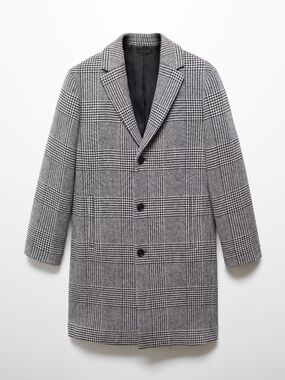 Men’s Forever 21 houndstooth patterned coat XL